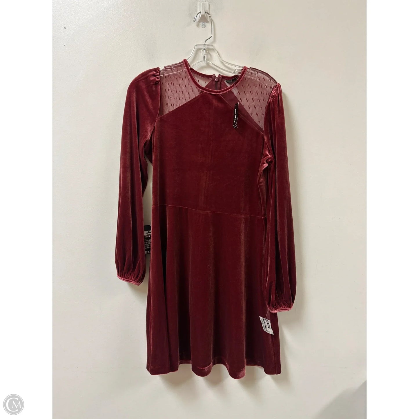 Dress Casual Short By Express In Red, Size: M