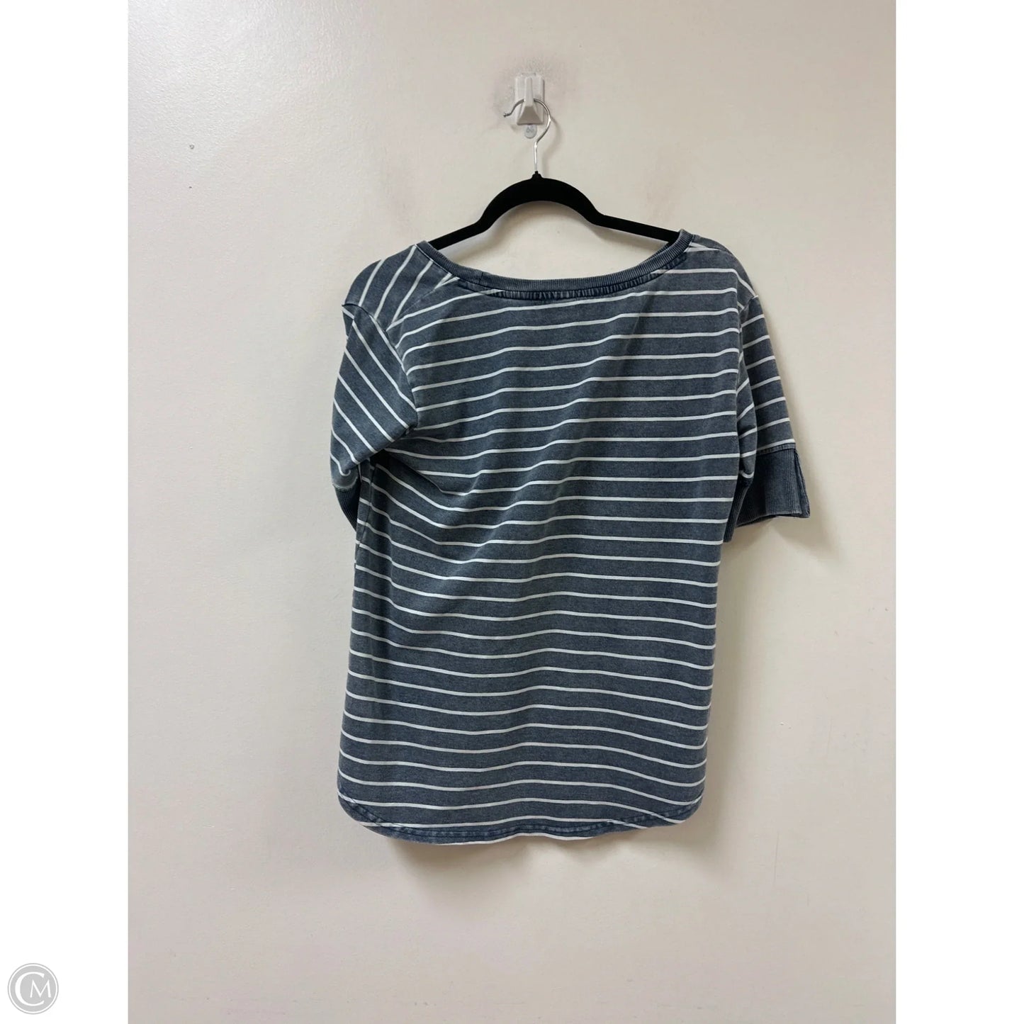 Top Short Sleeve By Jane And Delancey In Striped Pattern, Size: S