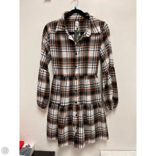 Dress Casual Short By Blooming Jelly In Black & Brown, Size: S