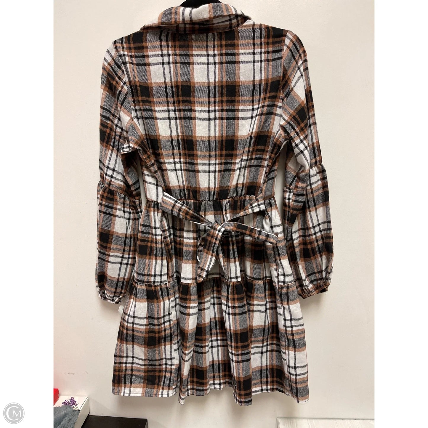 Dress Casual Short By Blooming Jelly In Black & Brown, Size: S