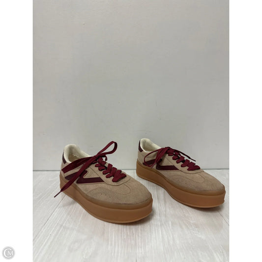 Shoes Sneakers By Madden Girl In Brown & Red, Size: 9
