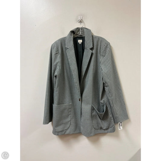 Blazer By A New Day In Black & Blue, Size: Xl