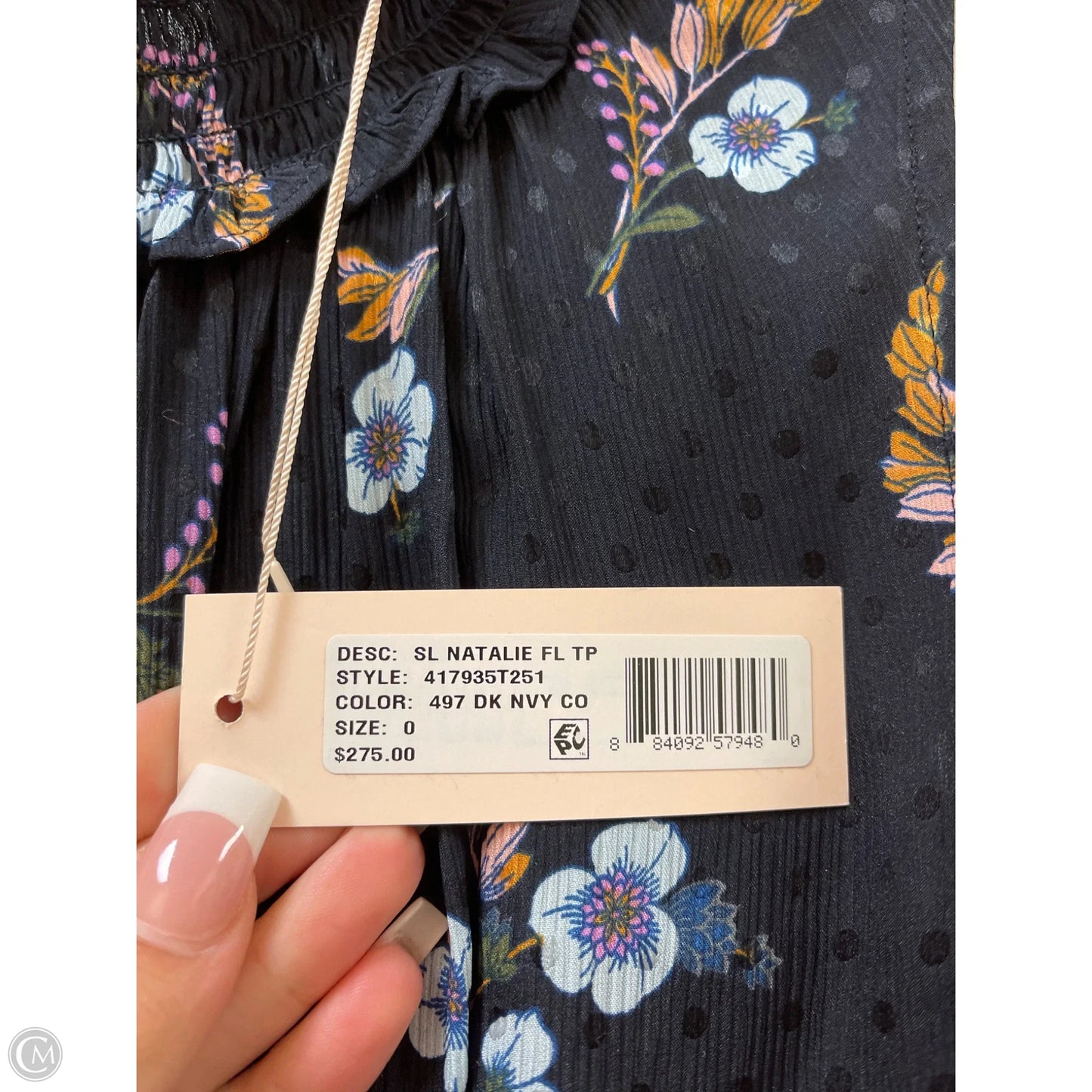 Top Sleeveless Designer By Rebecca Minkoff In Floral Print, Size: Xs