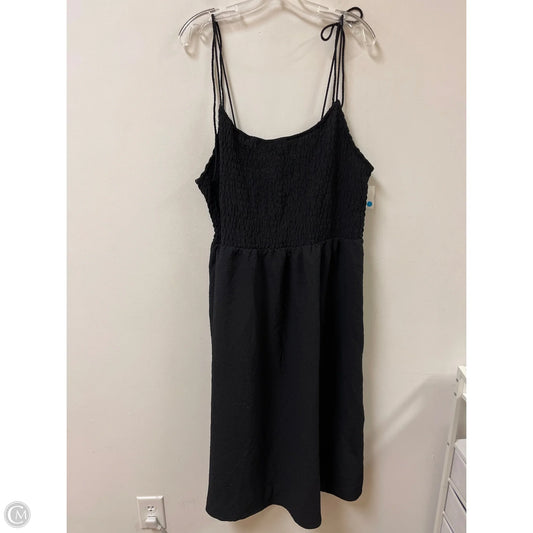 Dress Casual Midi By Divided In Black, Size: 1x