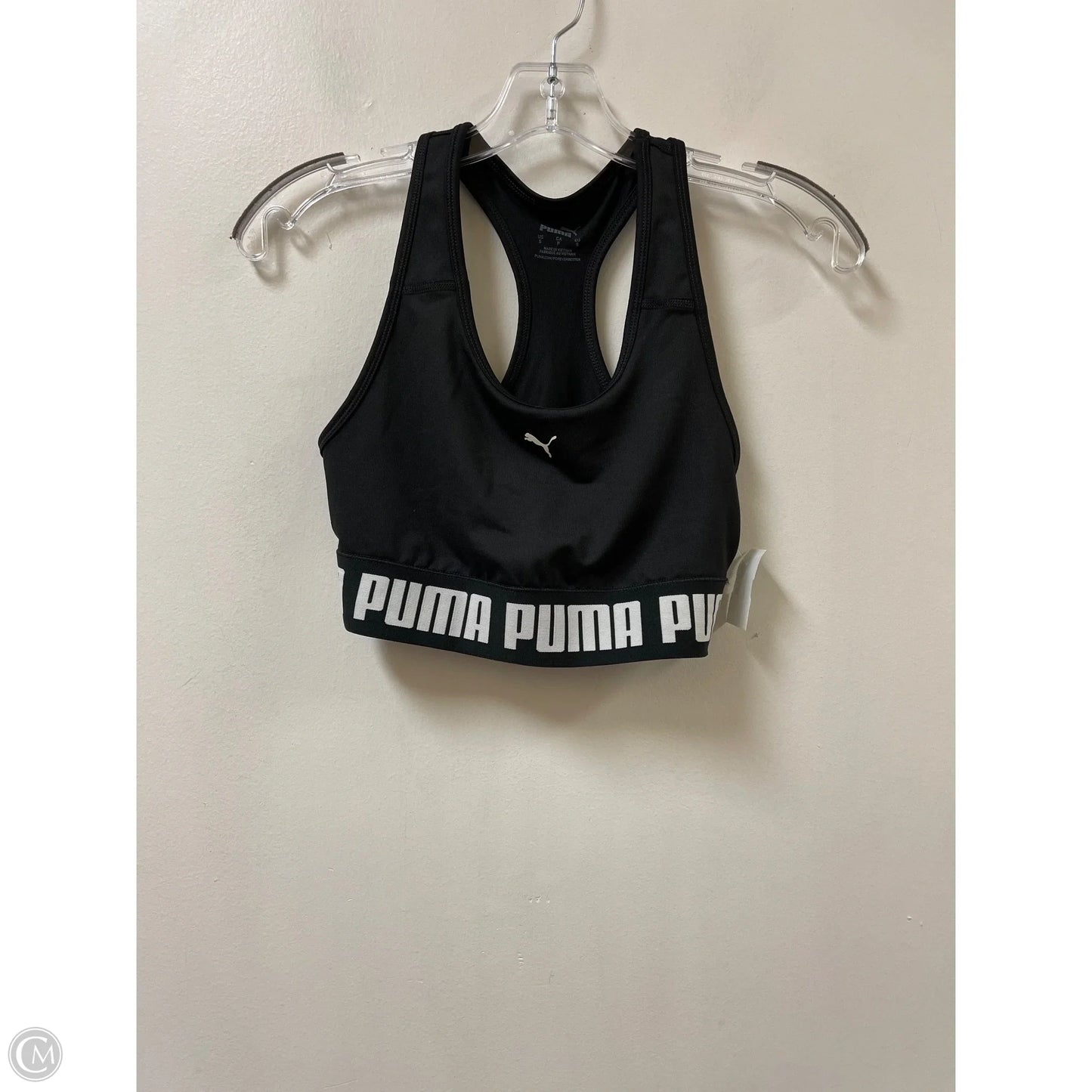 Athletic Bra By Puma In Black, Size: S