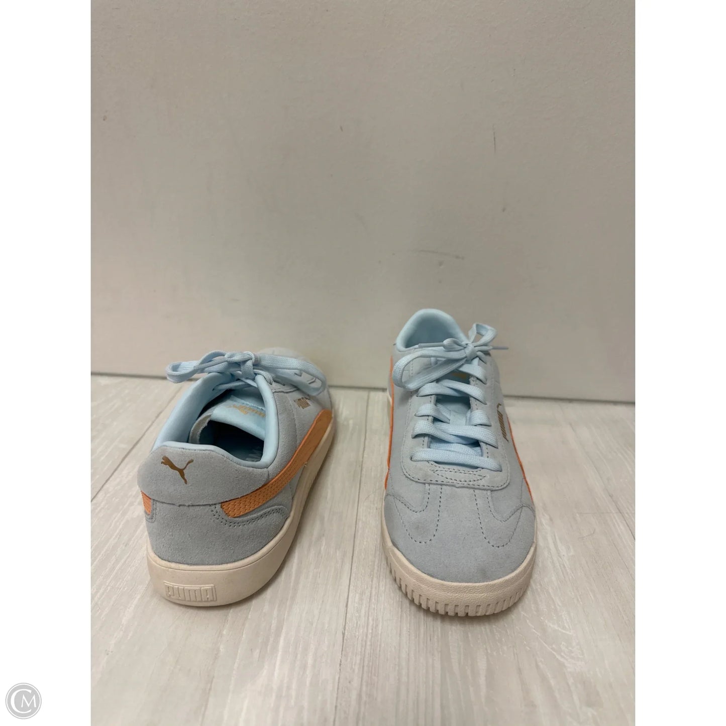 Shoes Sneakers By Puma In Blue, Size: 6.5