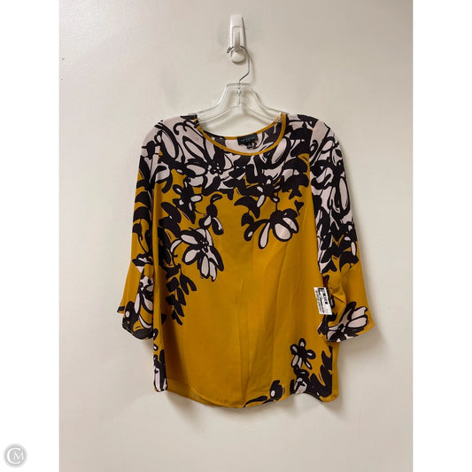 Top Long Sleeve By Limited In Purple & Yellow, Size: M