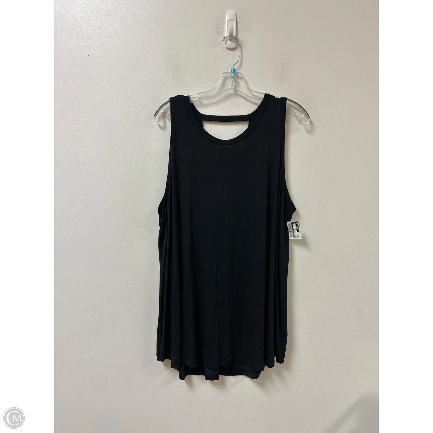 Athletic Tank Top By Livi Active In Black, Size: 1x