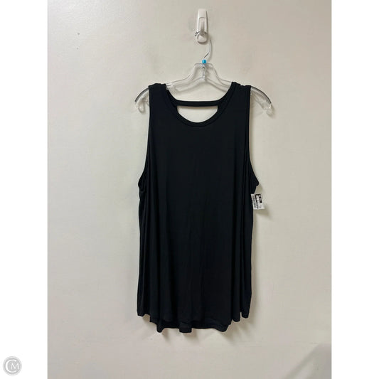 Athletic Tank Top By Livi Active In Black, Size: 1x