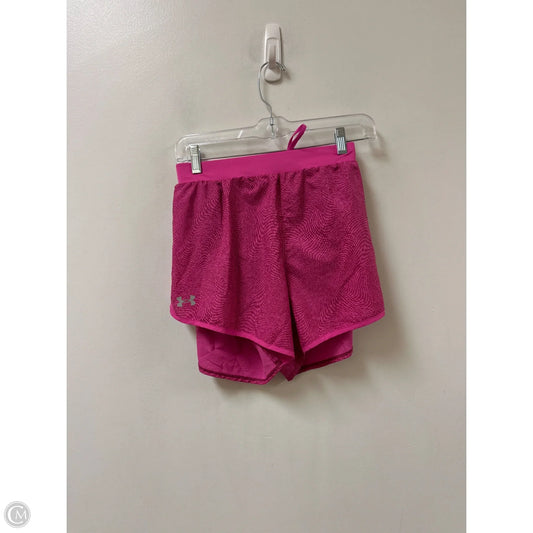 Athletic Shorts By Under Armour In Pink, Size: 1x
