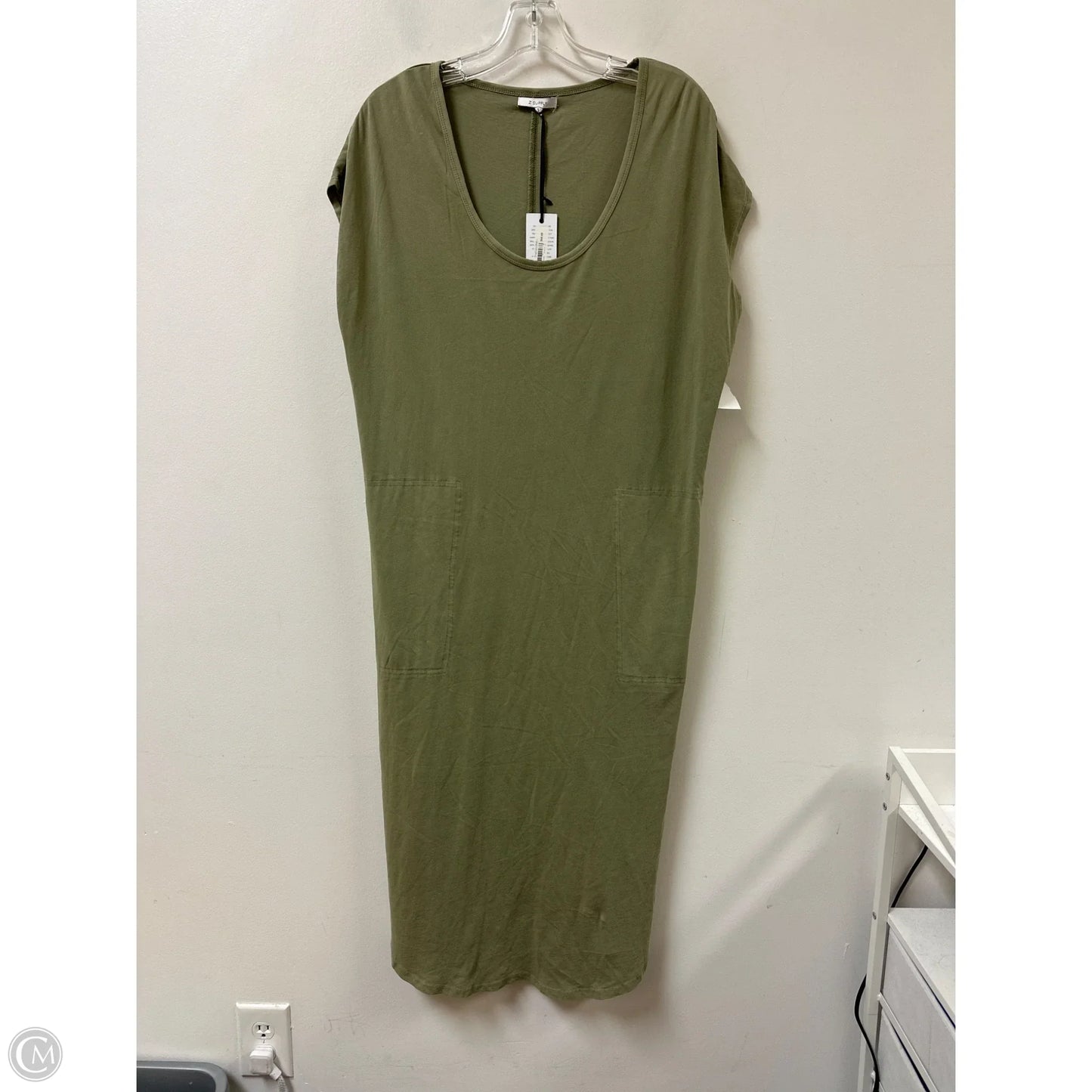 Dress Casual Midi By Z Supply In Green, Size: L
