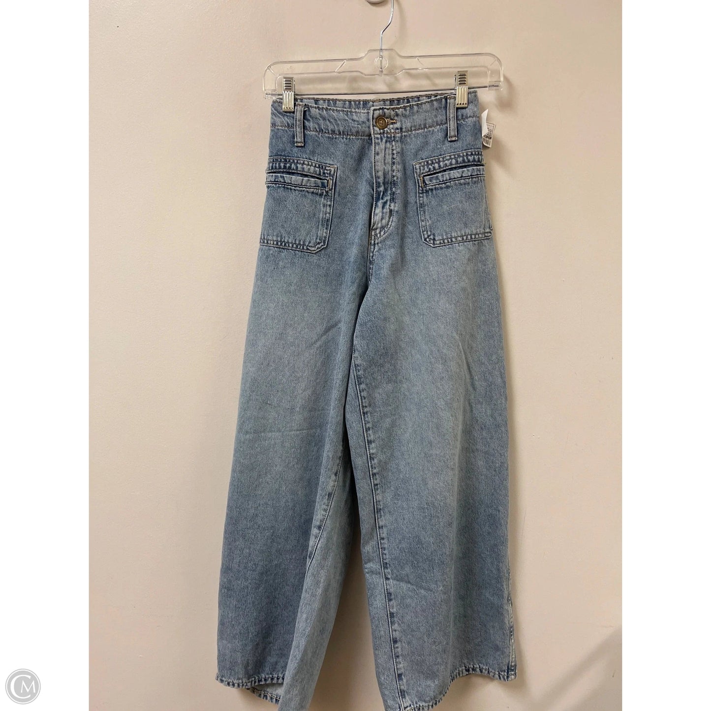 Jeans Wide Leg By Old Navy In Blue Denim, Size: 14