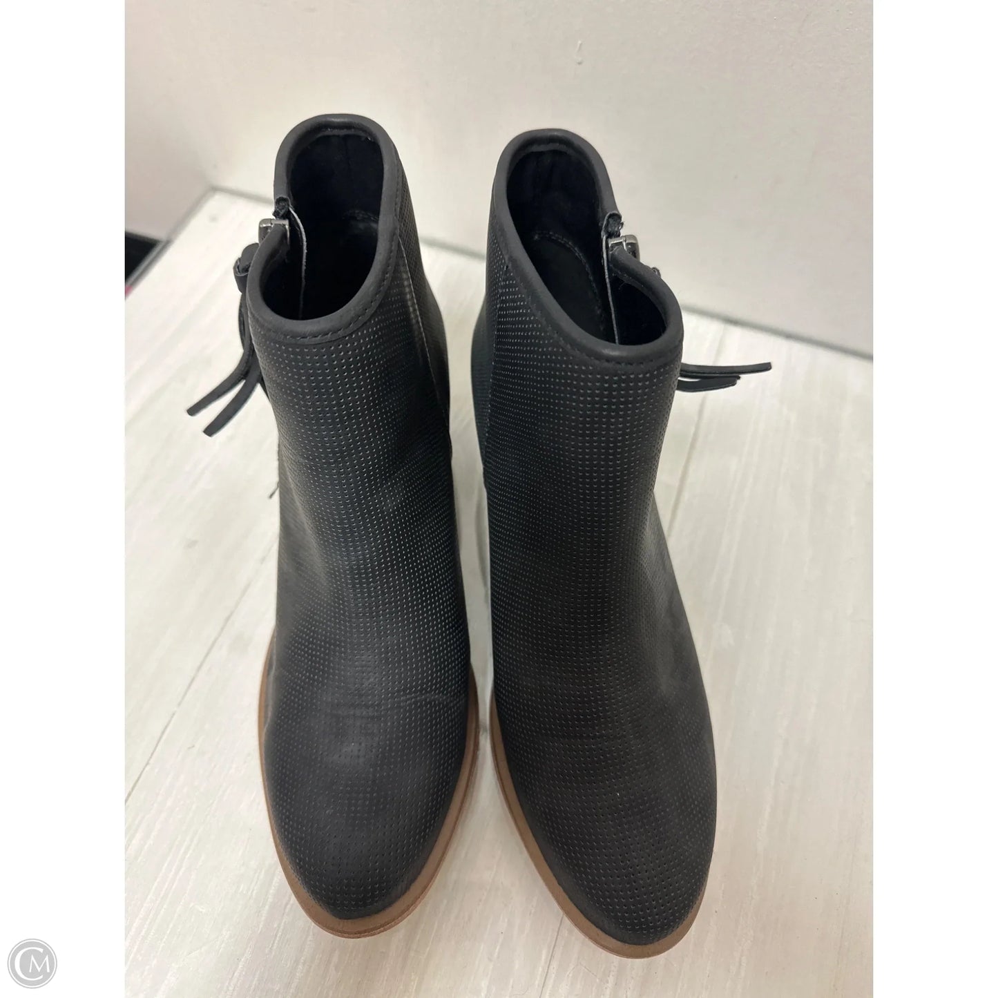 Boots Ankle Heels By Treasure And Bond In Grey, Size: 5