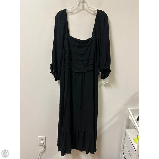 Dress Casual Maxi By City Chic In Black, Size: 1x