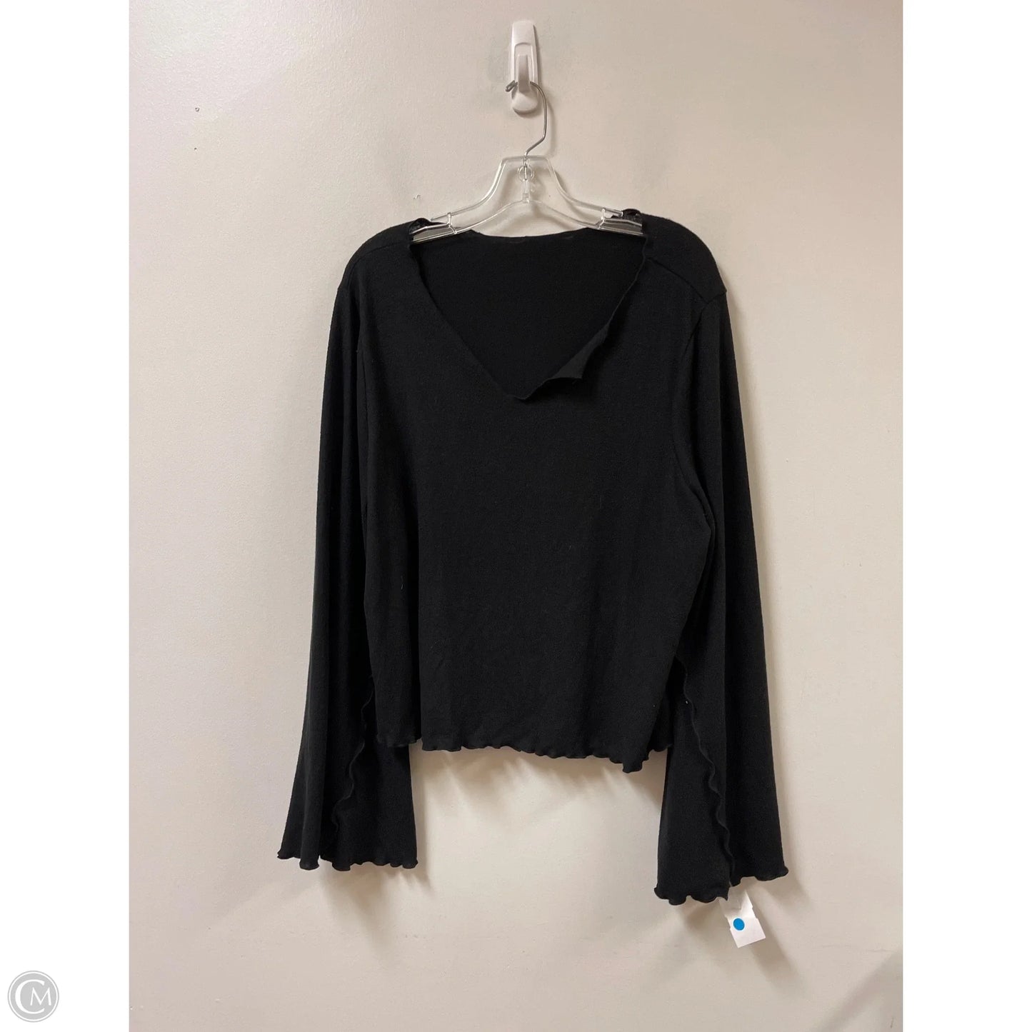 Top Long Sleeve By Shein In Black, Size: 4x