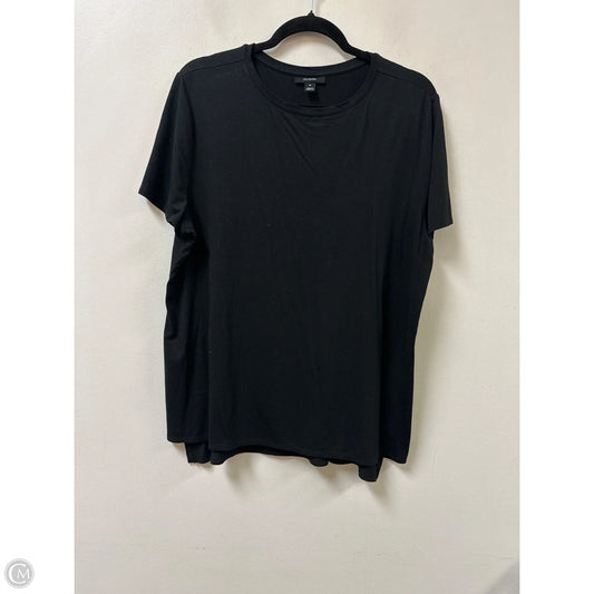 Top Short Sleeve By Alfani In Black, Size: M