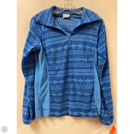 Sweatshirt Collar By Columbia In Blue, Size: S