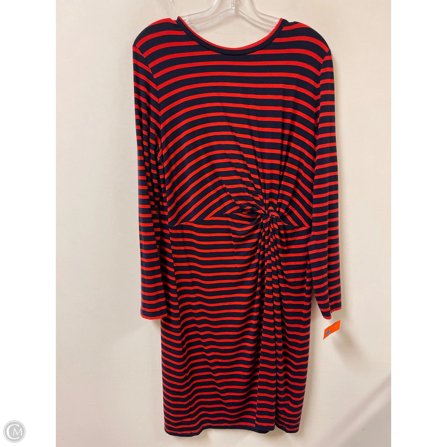 Dress Casual Midi By Gap In Blue & Orange, Size: L