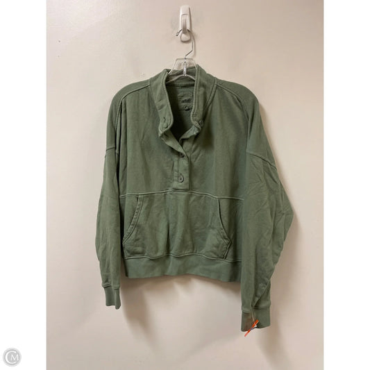 Sweatshirt Collar By Aerie In Green, Size: M