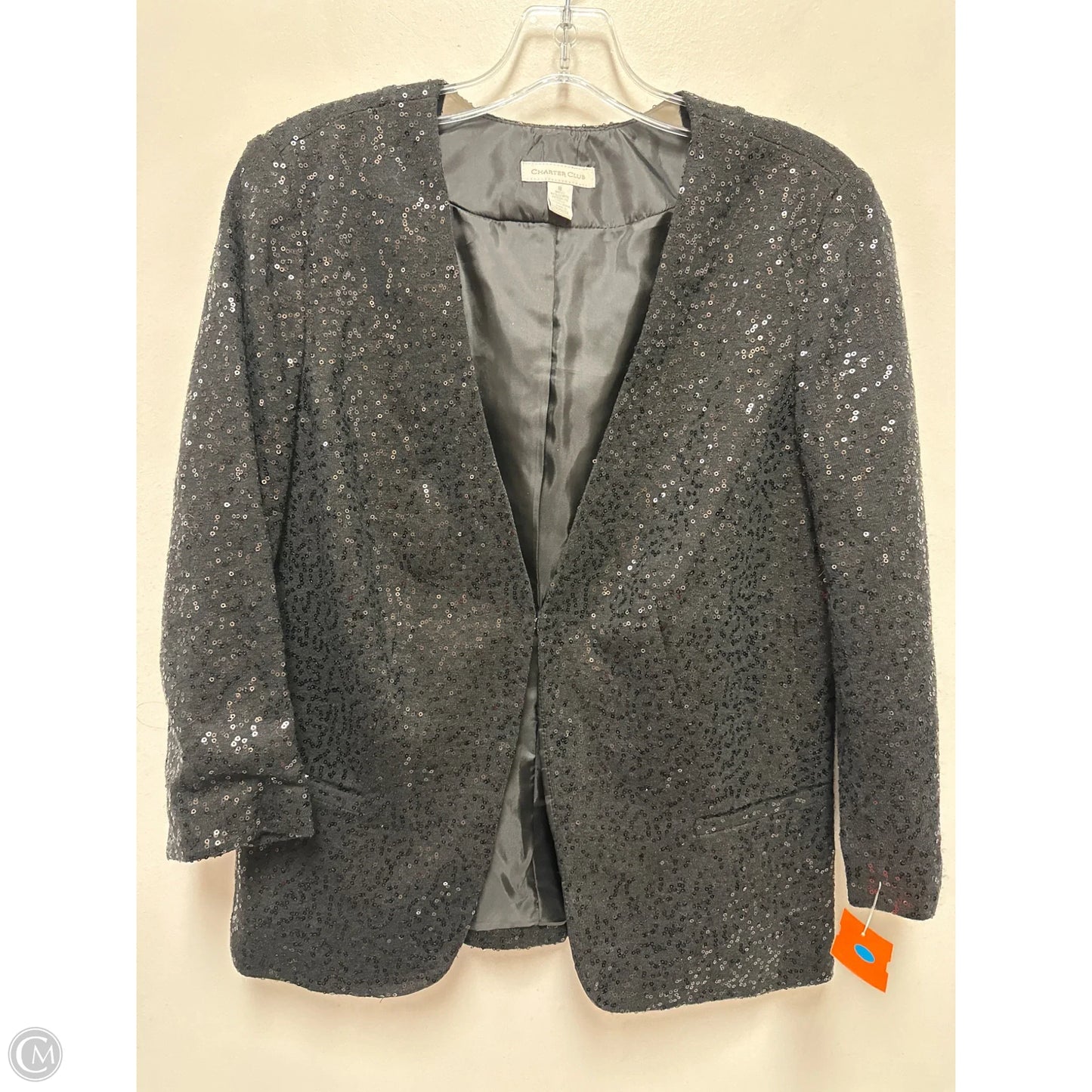 Blazer By Charter Club In Black, Size: M