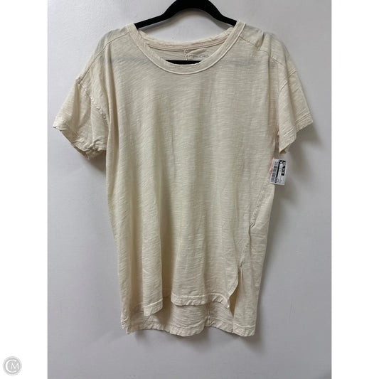 Top Short Sleeve By Pilcro In Cream, Size: S