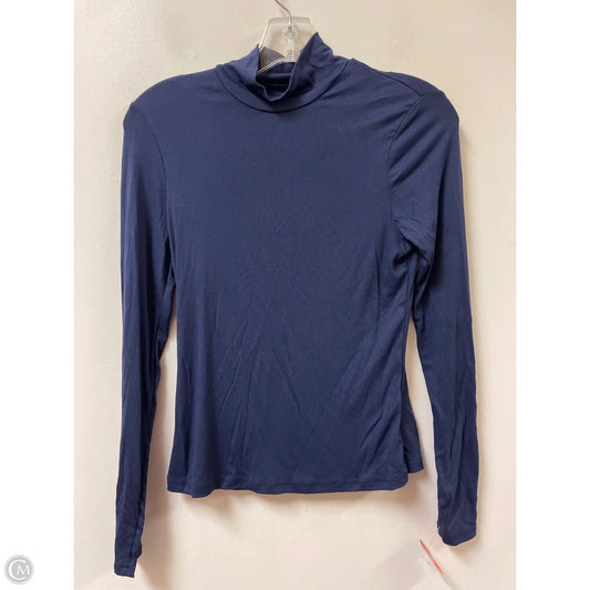 Top Long Sleeve By Shein In Navy, Size: M