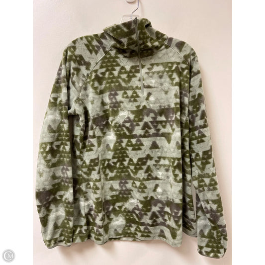 Jacket Fleece By Columbia In Green, Size: Xl