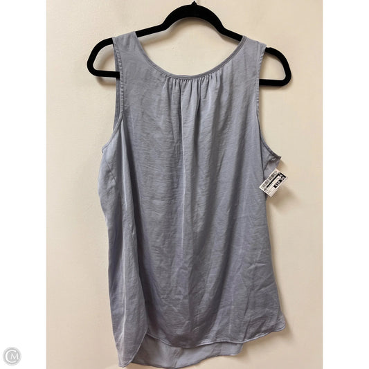 Top Sleeveless By Cabi In Grey, Size: L
