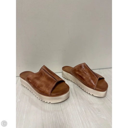 Sandals Flats By Bed Stu In Brown, Size: 6.5