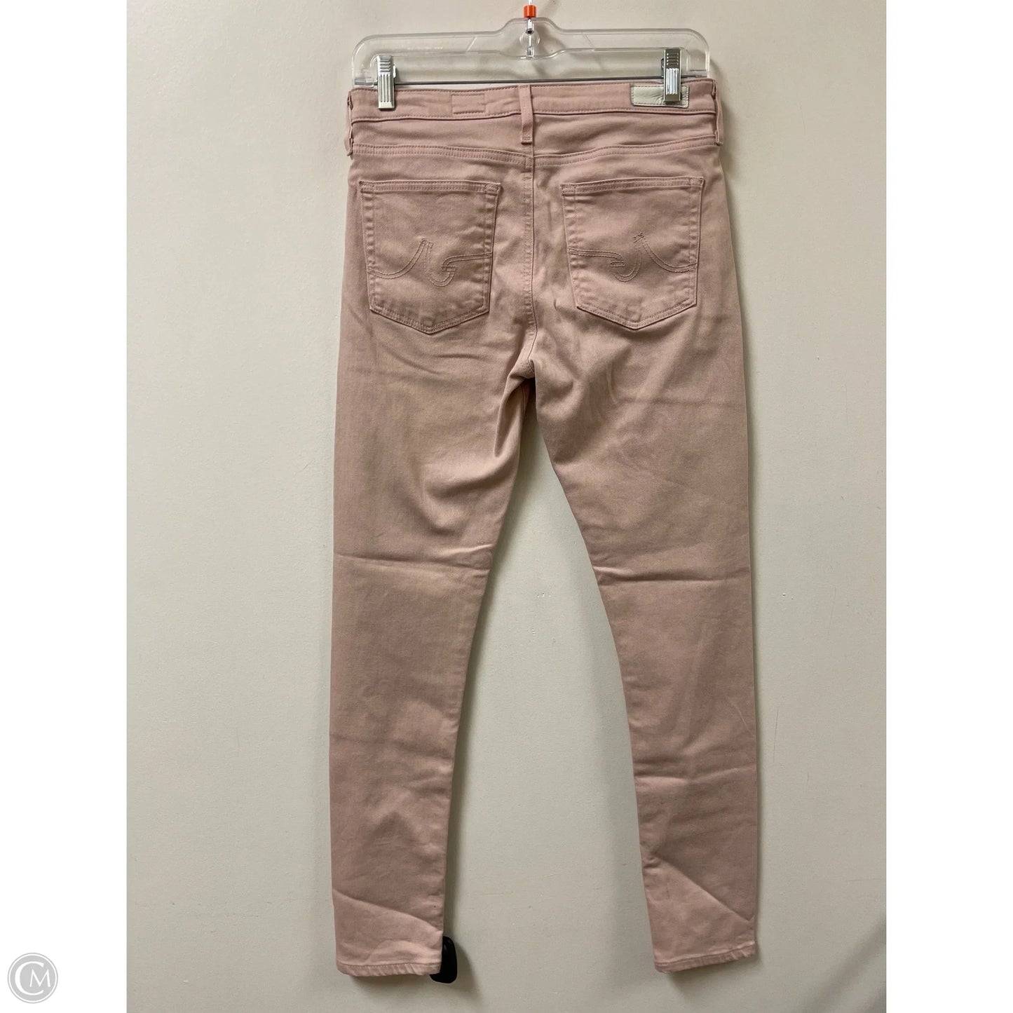 Jeans Skinny By Adriano Goldschmied In Pink Denim, Size: 4