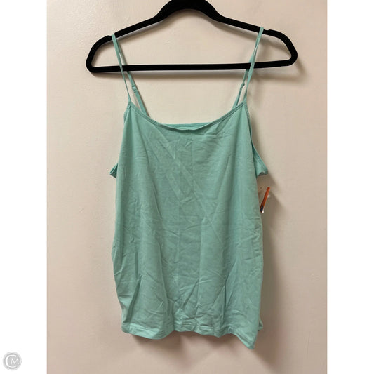 Tank Top By Time And Tru In Teal, Size: Xl
