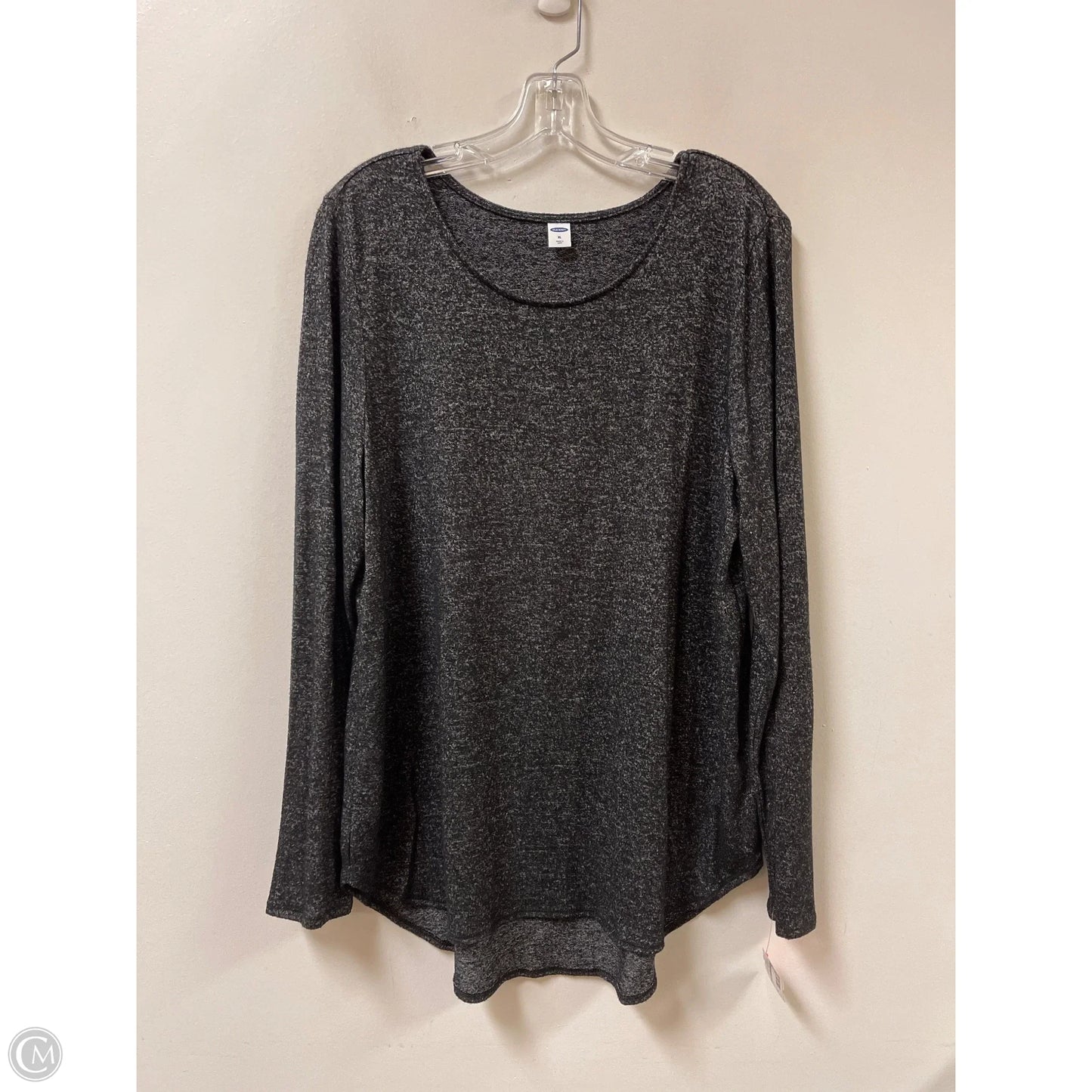 Top Long Sleeve By Old Navy In Grey, Size: Xl