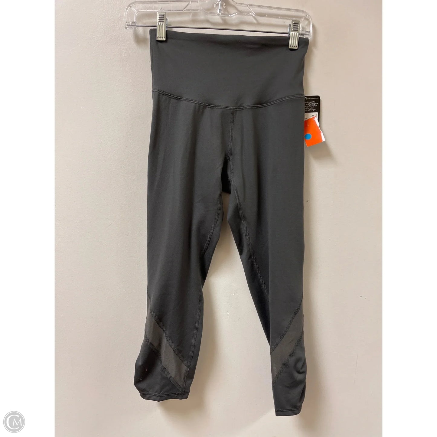 Athletic Leggings By Champion In Grey, Size: Xs