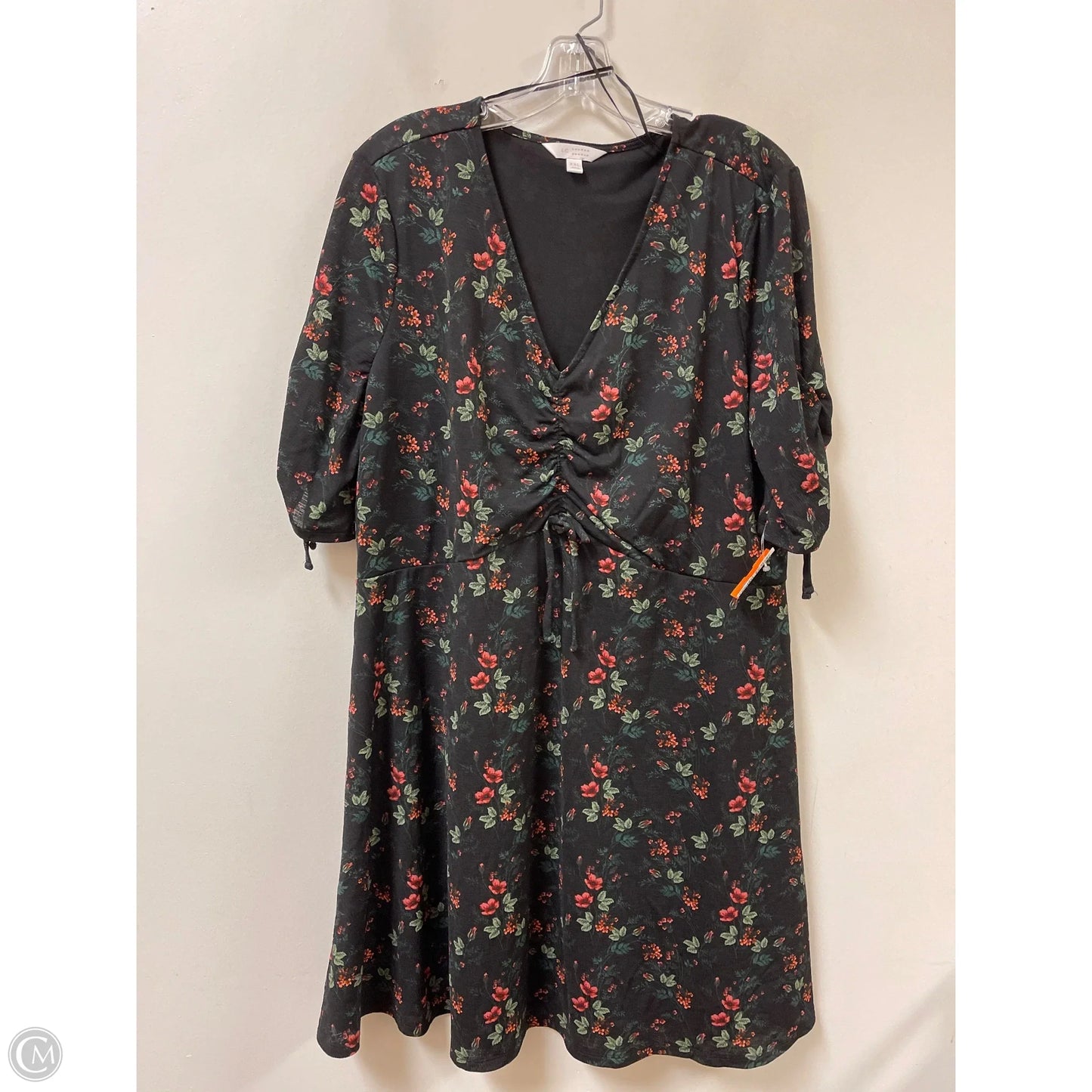 Dress Casual Short By Lc Lauren Conrad In Floral Print, Size: 1x