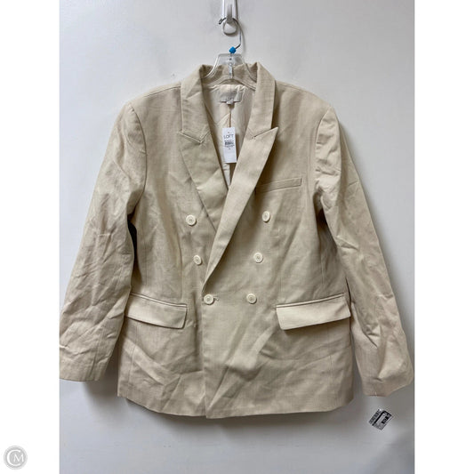 Blazer By Loft In Cream, Size: 1x