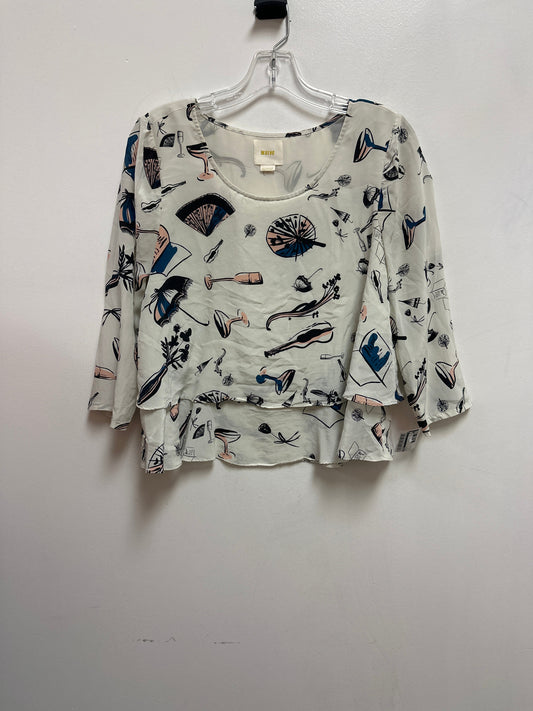 Top Long Sleeve By Maeve In Multi-colored, Size: S