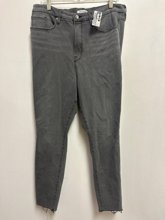 Jeans Designer By Good American In Grey, Size: 18