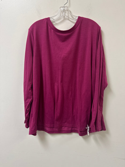 Top Long Sleeve By Clothes Mentor In Pink, Size: 3x