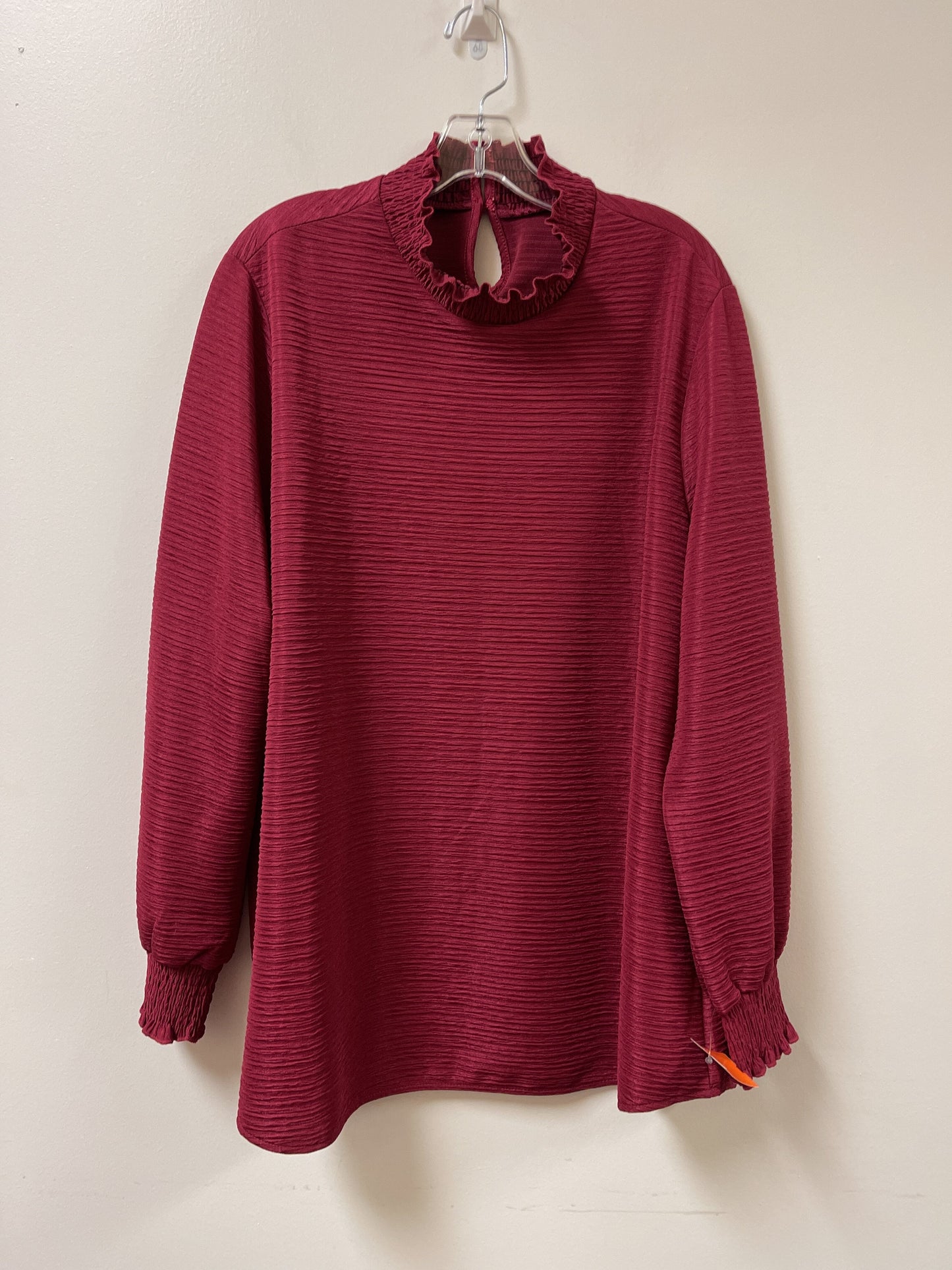 Top Long Sleeve By Shein  Size: 2x