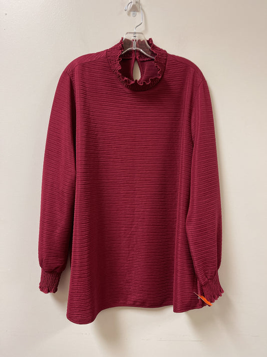 Top Long Sleeve By Shein  Size: 2x