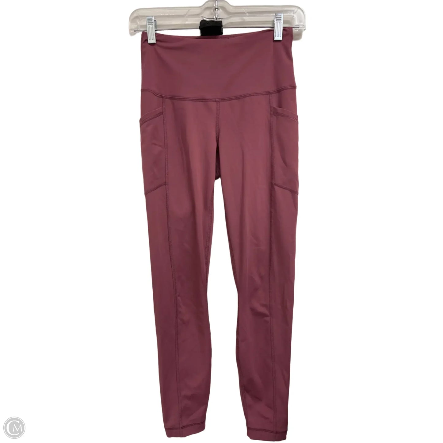 Athletic Leggings By 90 Degrees By Reflex In Pink, Size: Xs