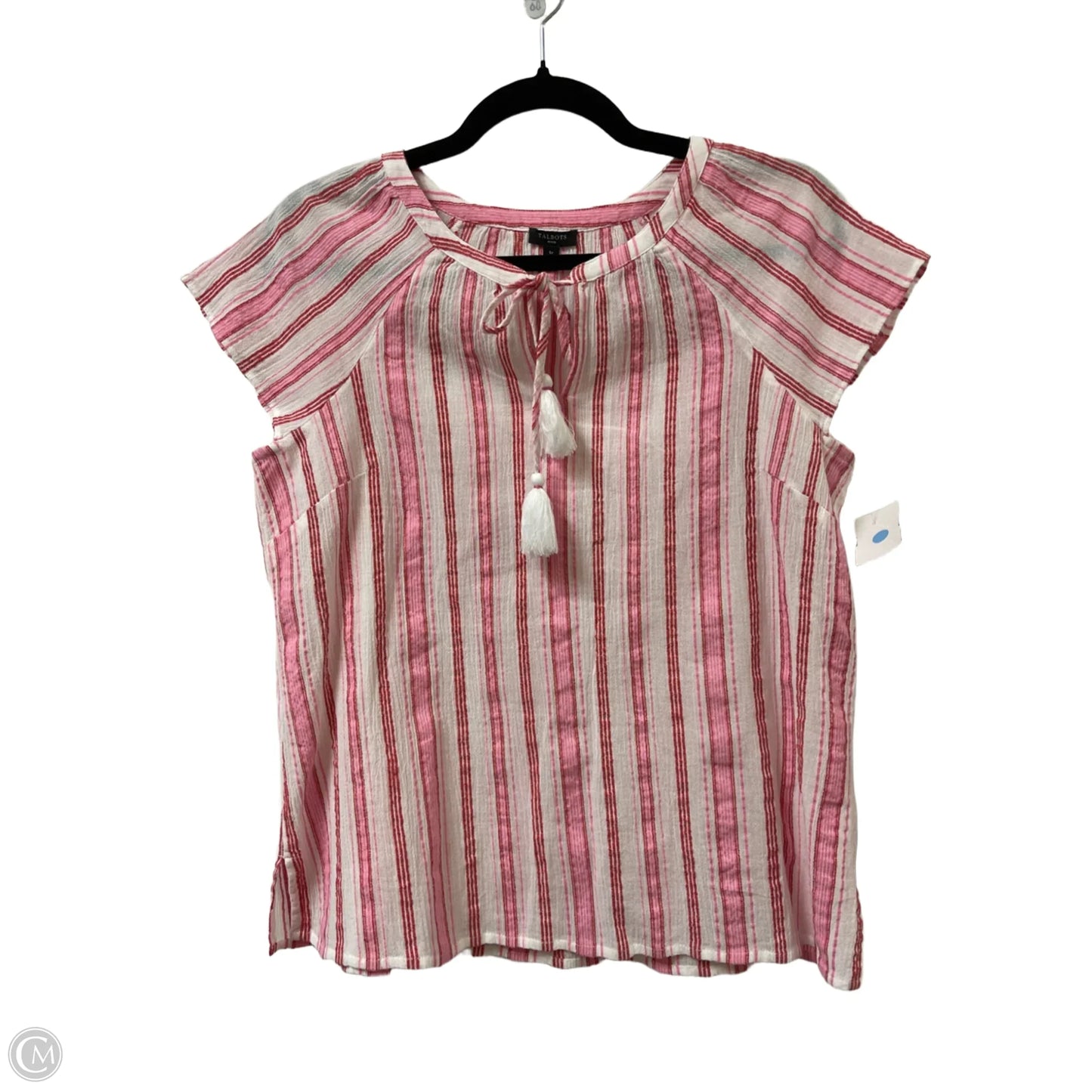 Top Short Sleeve By Talbots In Pink, Size: Sp