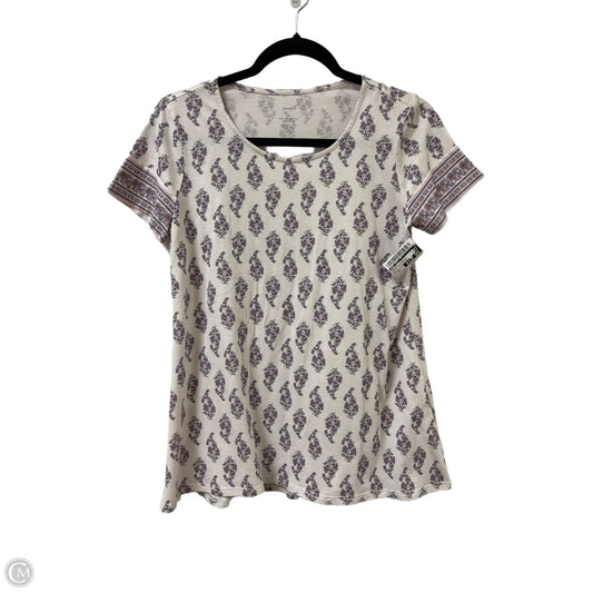 Top Short Sleeve By Pure Jill In Floral Print, Size: Xs