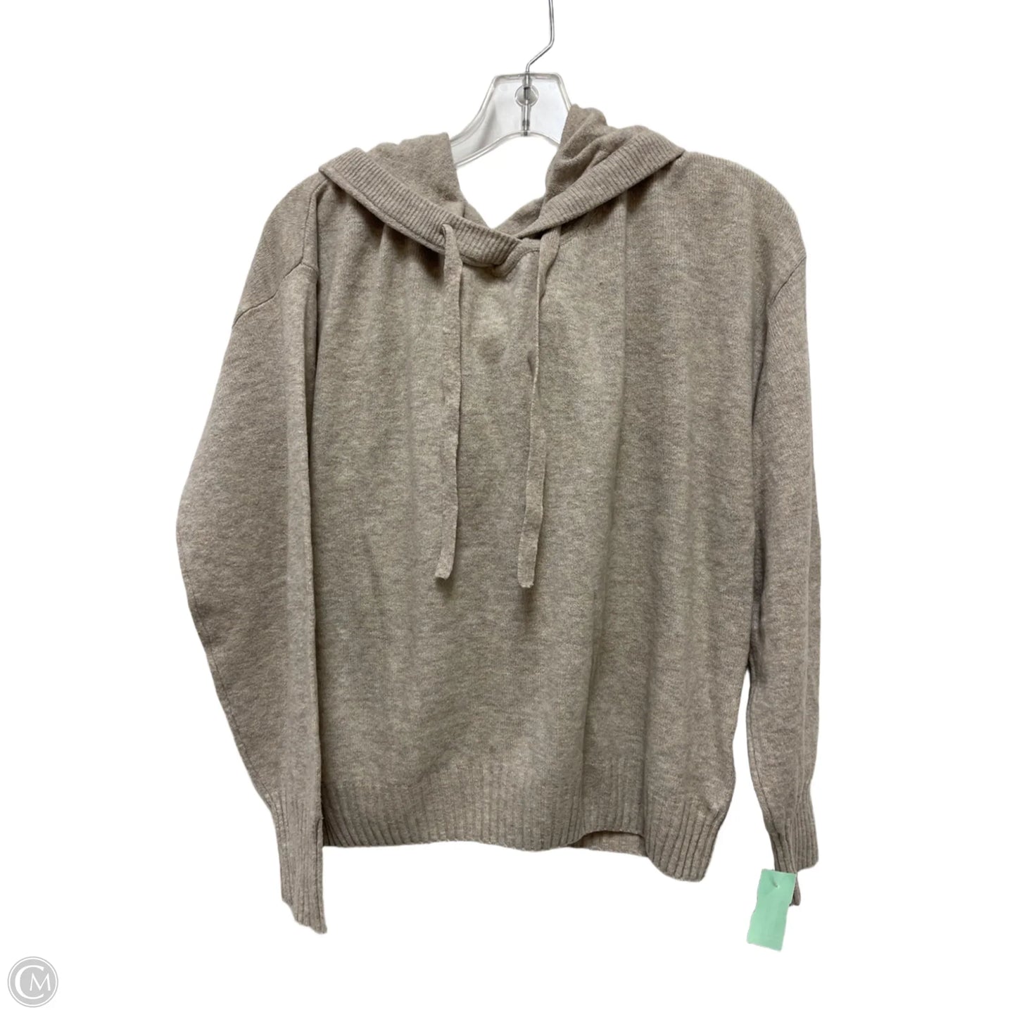 Sweatshirt Hoodie By Gap In Tan, Size: M