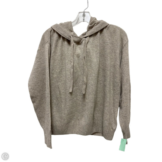 Sweatshirt Hoodie By Gap In Tan, Size: M