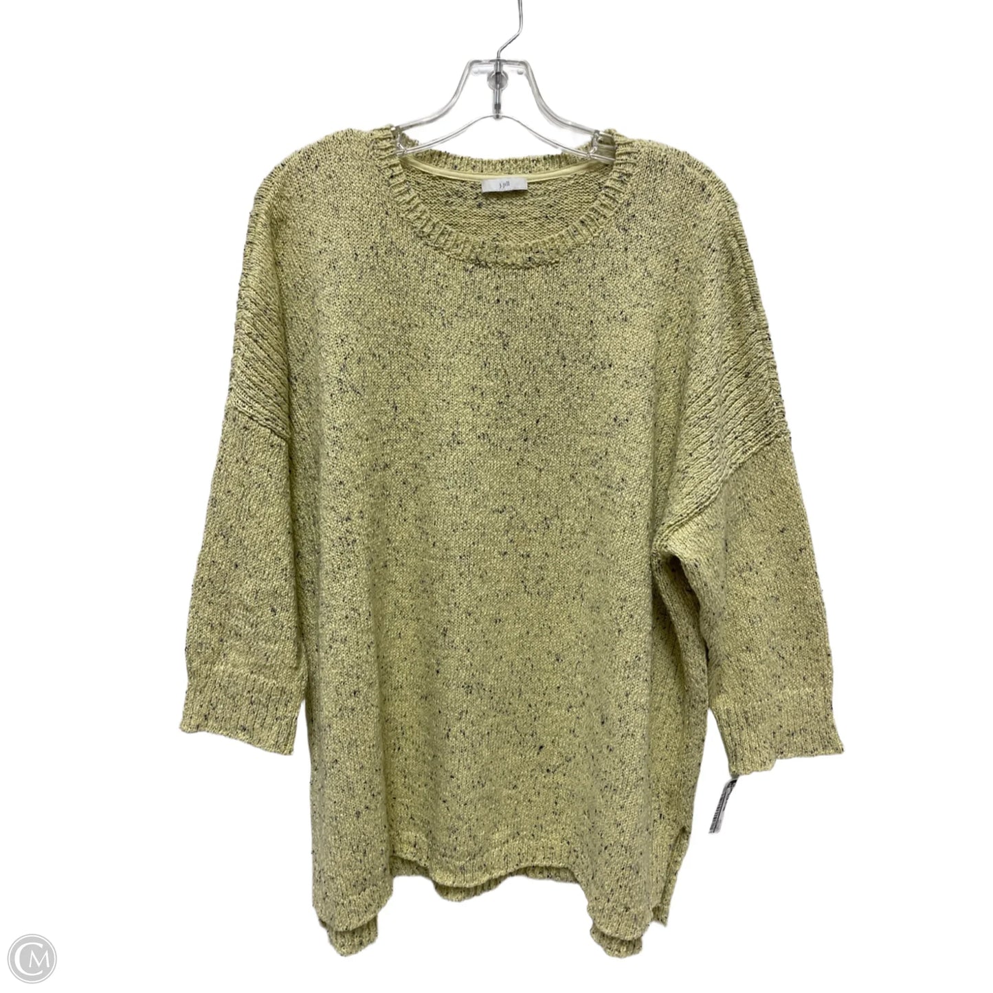 Sweater By J. Jill In Yellow, Size: 2x