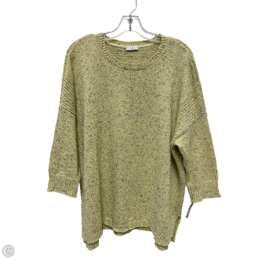 Sweater By J. Jill In Yellow, Size: 2x