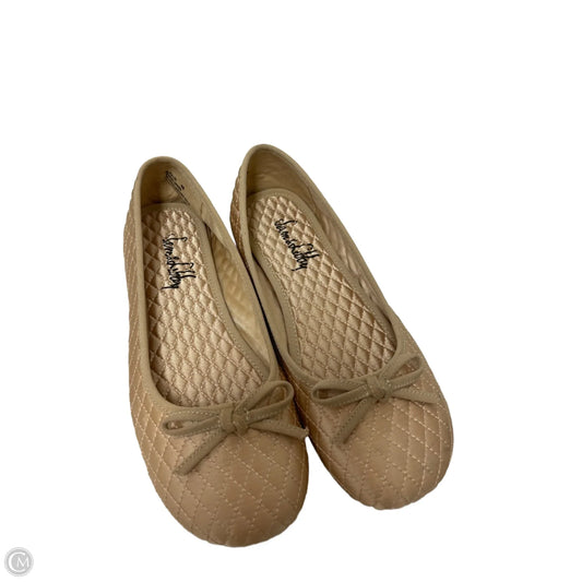 Shoes Flats By Sam And Libby In Gold, Size: 6