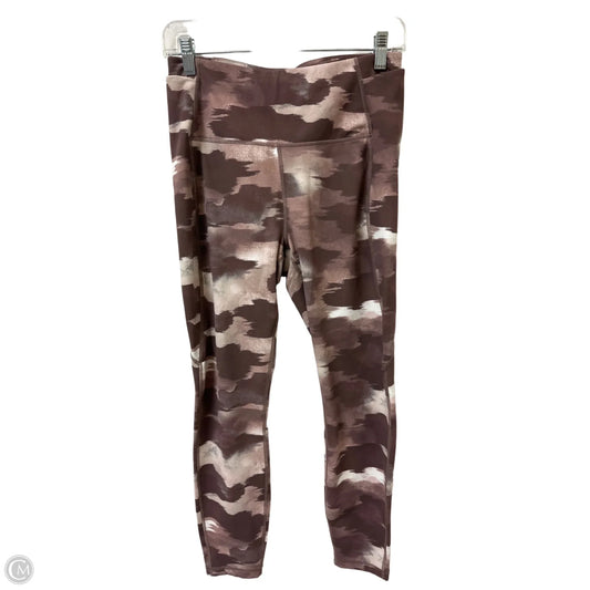 Athletic Leggings By Reebok In Brown, Size: 8
