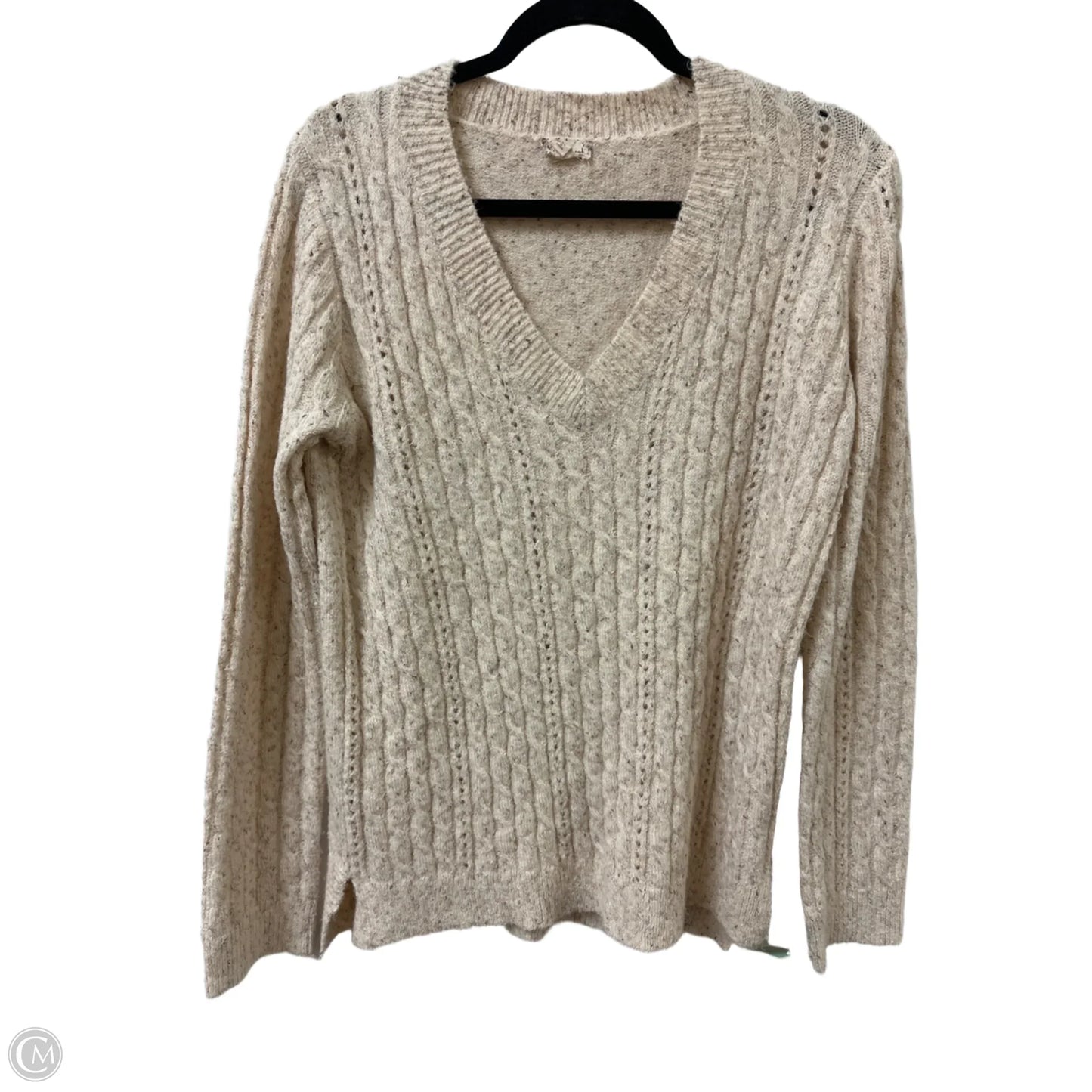 Sweater By Hem & Thread In Tan, Size: L
